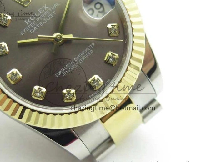 YG SS Maker 278273 Dial Diamonds YG Bracelet Datejust 31mm Best Gray Edition SS BP on Oyster 0127